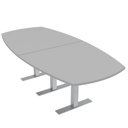 Skutchi Designs 45 in W, 96 in L, 29 in H, Engineered Wood Top, Grey HAR-ABOT-46X92-T-XD01